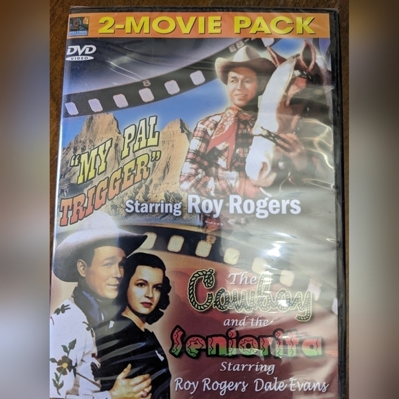 New and Sealed Two movie pack with Roy Rogers and Dale Evans - Picture 1 of 2